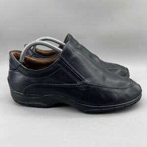 Allen Edmonds Weekender Loafers Men Size 8 EEE Wide Black Leather Slip On Shoes